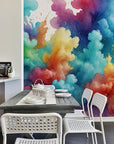 Papier Peint Aquarelle - Explosion De Couleurs