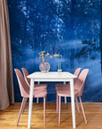 Forest Wallpaper - Bluish Twilight Glow
