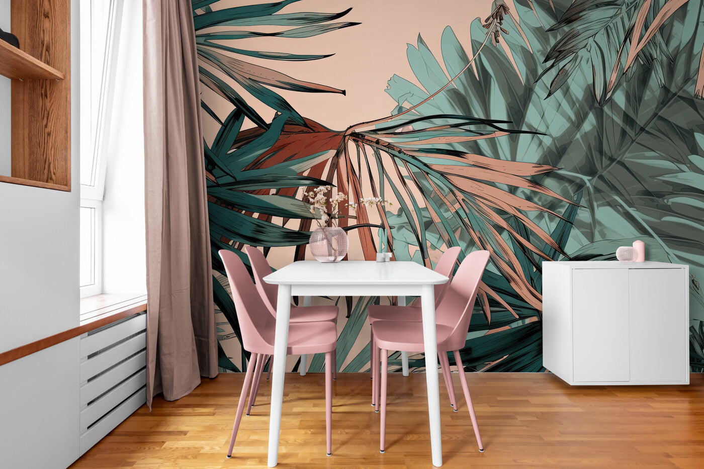 Papier Peint Tropical - Feuilles Sauvages