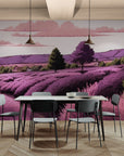 Papier Peint Nature - Champ De Lavande