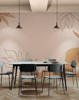 Papier Peint Art & Déco- Terracotta Clair