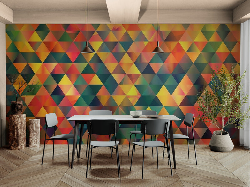 Papier Peint Design - Triangle Géométrique