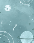 Kids Wallpaper - Intergalactic Space and Blue Planets