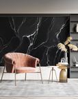 Stone Wallpaper - Sparkling Black Marble