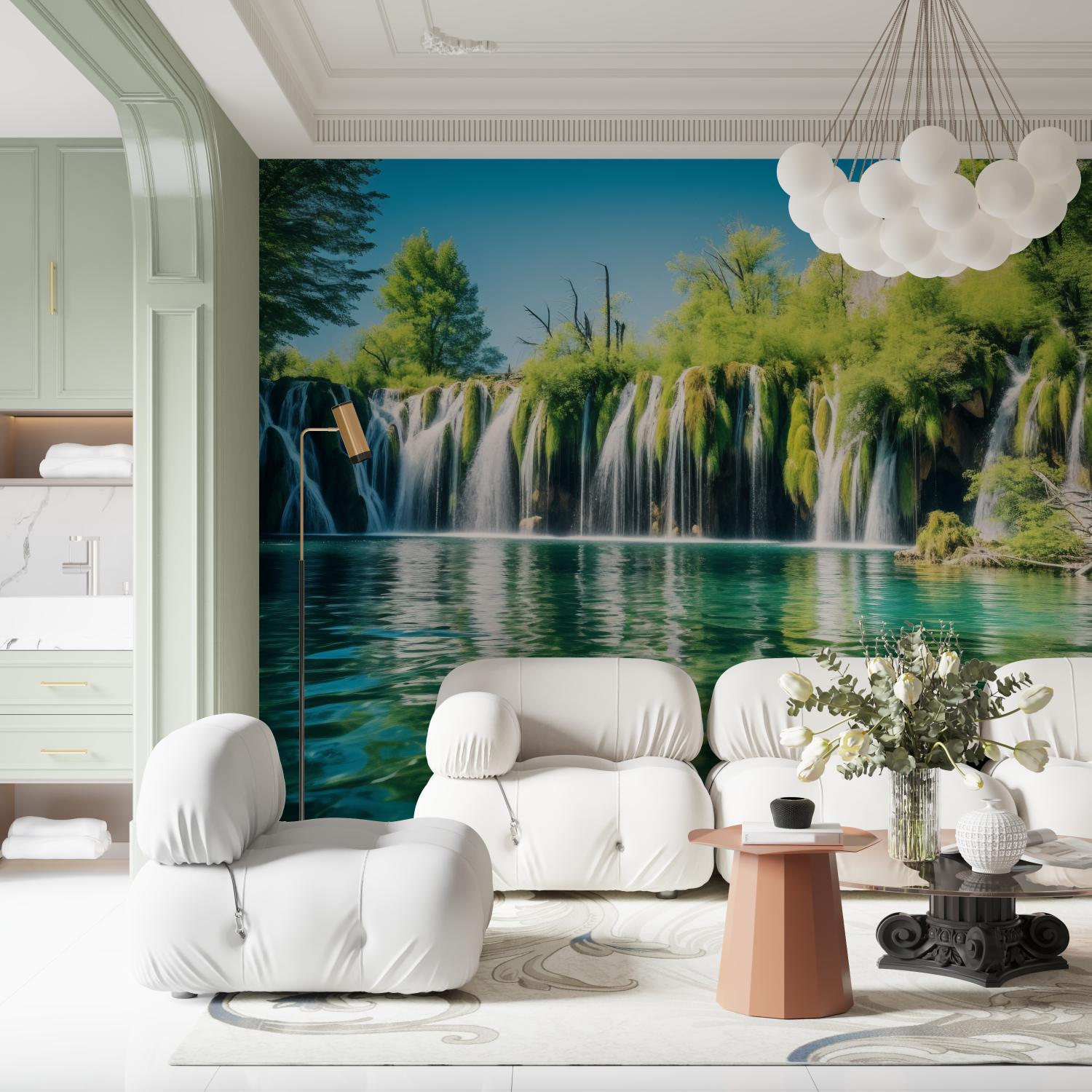 Forest Wallpaper - Secret Waterfall