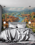 Landscape Wallpaper - Italian Lakeside Village Panorama