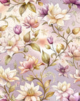 Papier peint fleuri - bouquet sauvage aquarelle