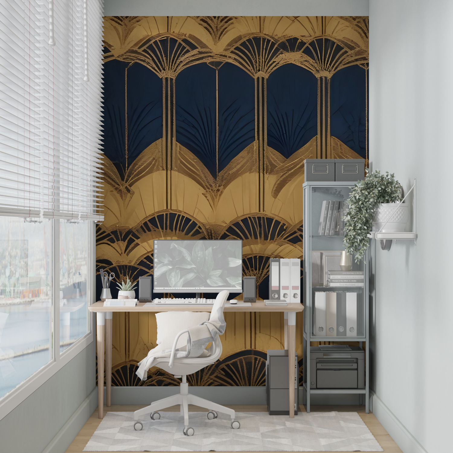 Art &amp; Deco Wallpaper - Imperial Palmettes
