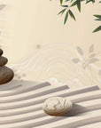 Art Deco Wallpaper - Lotus Zen Serenity