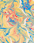 Abstract wallpaper – fluid marbling in vibrant tones