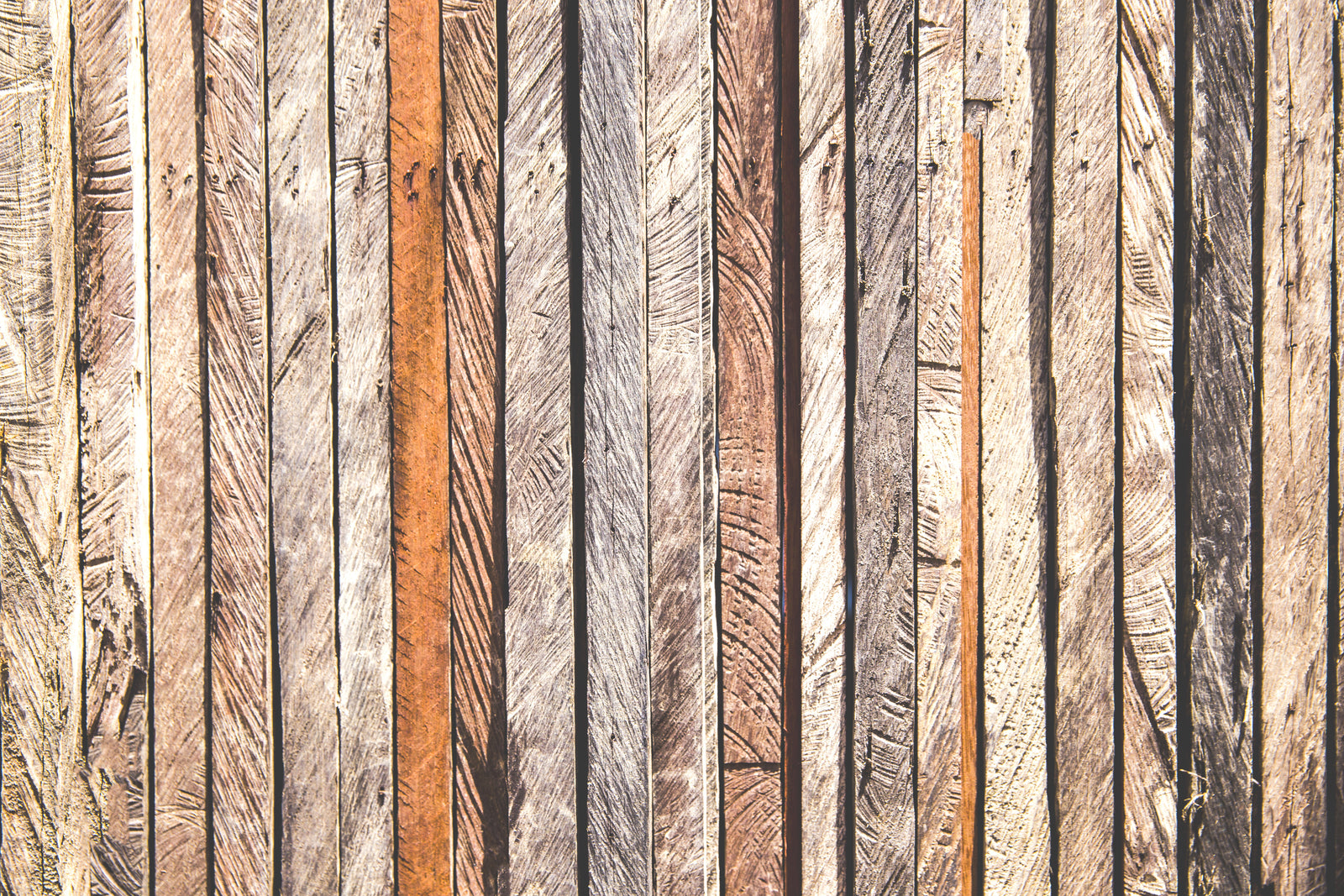Wallpaper Texture – Vertical, Patinated Wooden Planks
