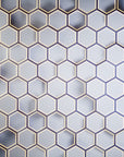 Geometric Wallpaper - Modern Metallic Hexagons