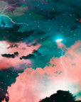 Landscape wallpaper – Electric cosmic clouds