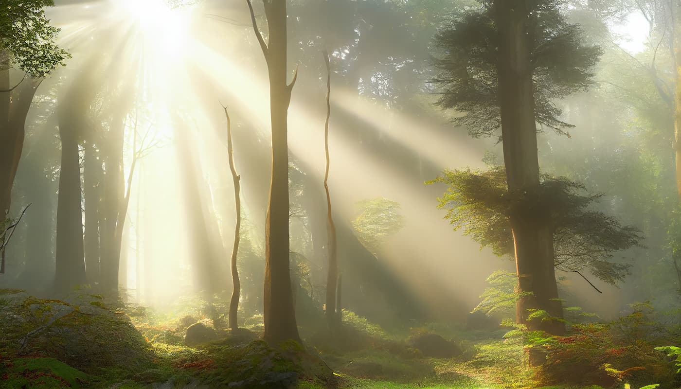 Forest Wallpaper - Enchanted Ray