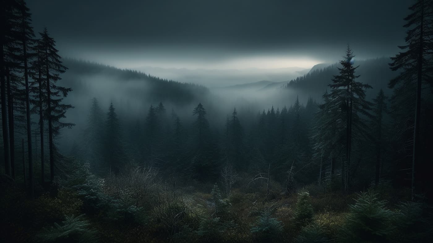 Forest Wallpaper - Bewitching Mist