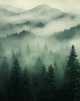 Forest Wallpaper - Snowy Valley