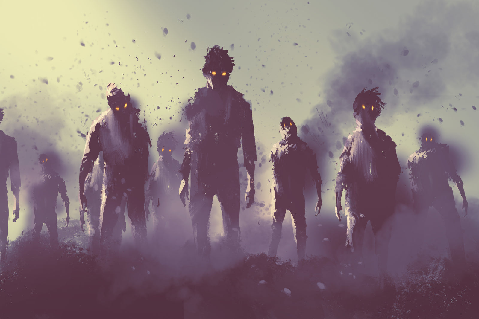 Horror Wallpaper - Zombies Black Mist