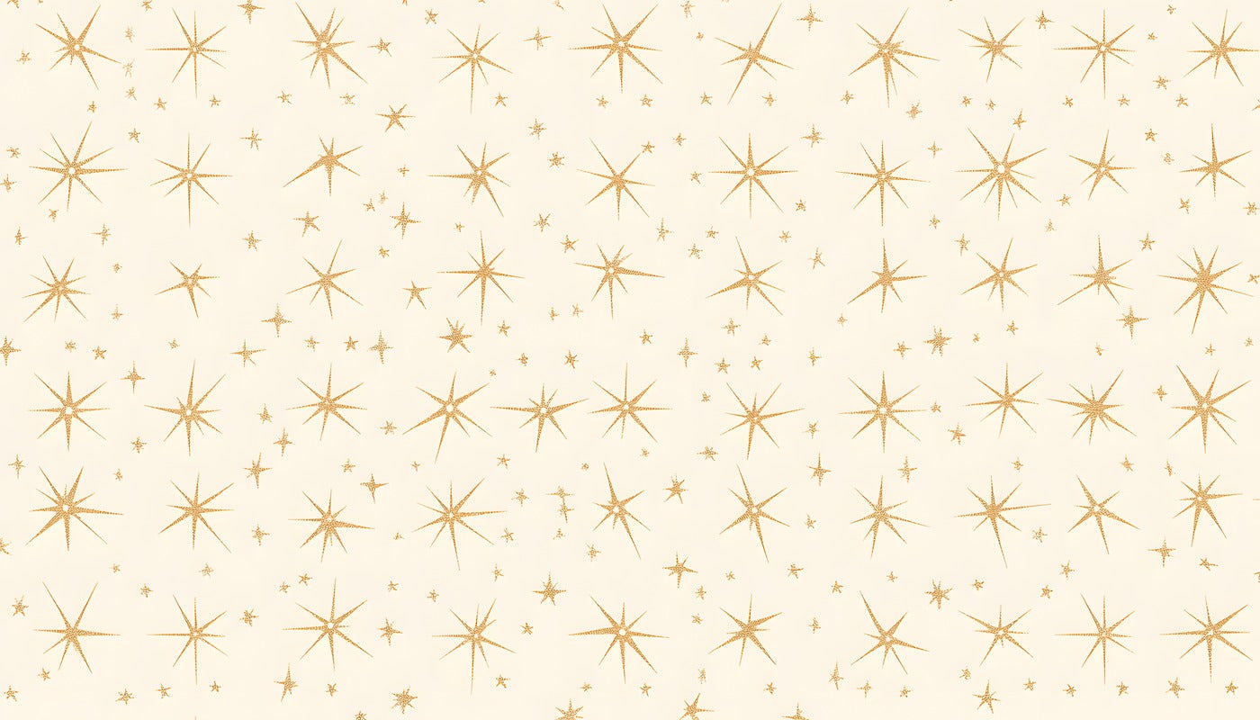 Papier Peint Enfant - Motifs Géométriques Étoilés
