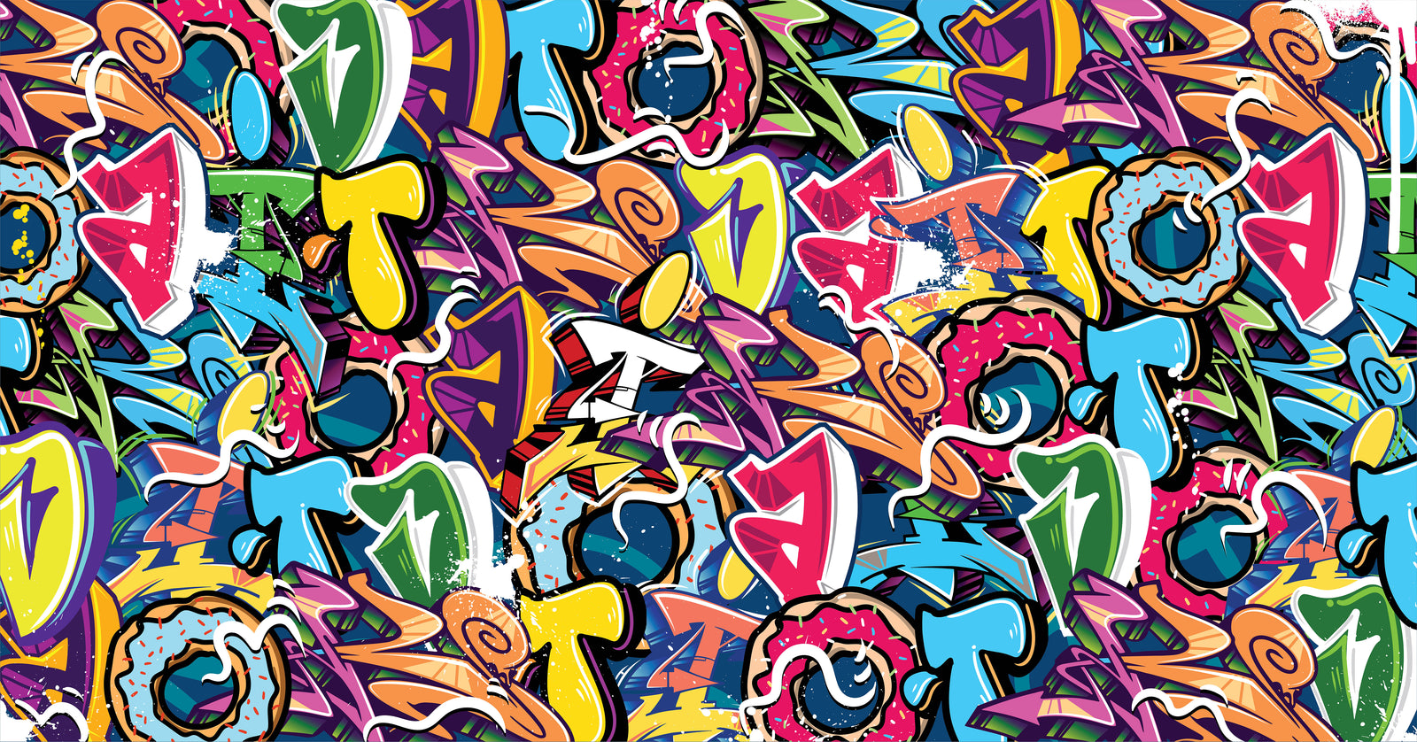 Graffiti wallpaper – Pop and vibrant urban designs