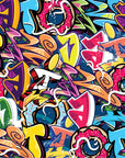 Papier peint graffiti – Motifs urbains pop et vibrants