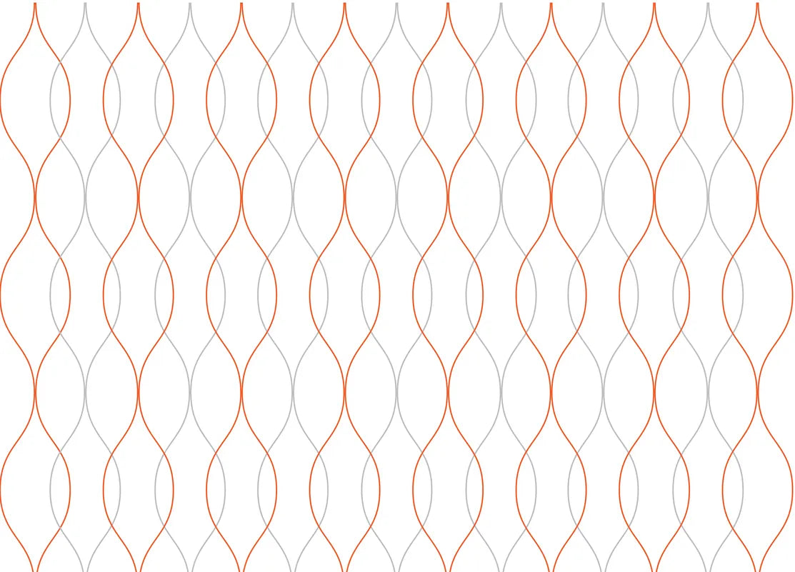 Papier Peint Géométrique - Vagues Linéaires