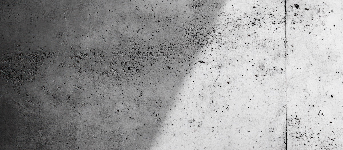Papier peint grunge - béton ciré bicolore avec zone d'ombre