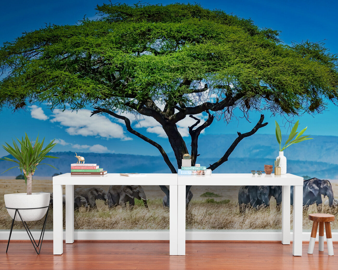 Landscape Wallpaper - Elephant Savannah