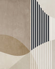 Papier Peint Minimaliste - Courbes Harmonieuses
