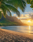 Papier Peint Plage - Paradis Hawaï