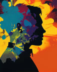 Papier Peint Abstrait - Ombres Artistiques