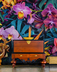 Papier Peint Floral - Plantes Tropicales Fleuries