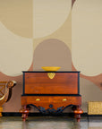 Papier Peint Géométrique - Terracotta