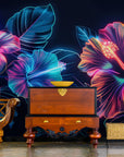 Papier Peint Design - Fleurs Tropicales