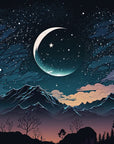 Mountain Wallpaper - Starry Night