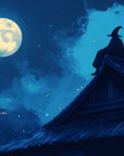 Papier peint Fantaisie – Sorcière sous la lune