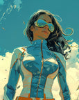 Wallpaper Illustration – Futuristic Heroine