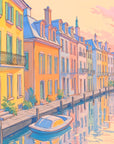 City Wallpaper – Colorful European Canal
