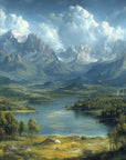 Landscape Wallpaper – Alpine Lake and Castle