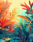 Papier Peint Vintage - Plantes Tropicales Classiques