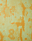 Papier peint rétro - texture abstraite jaune et ocre