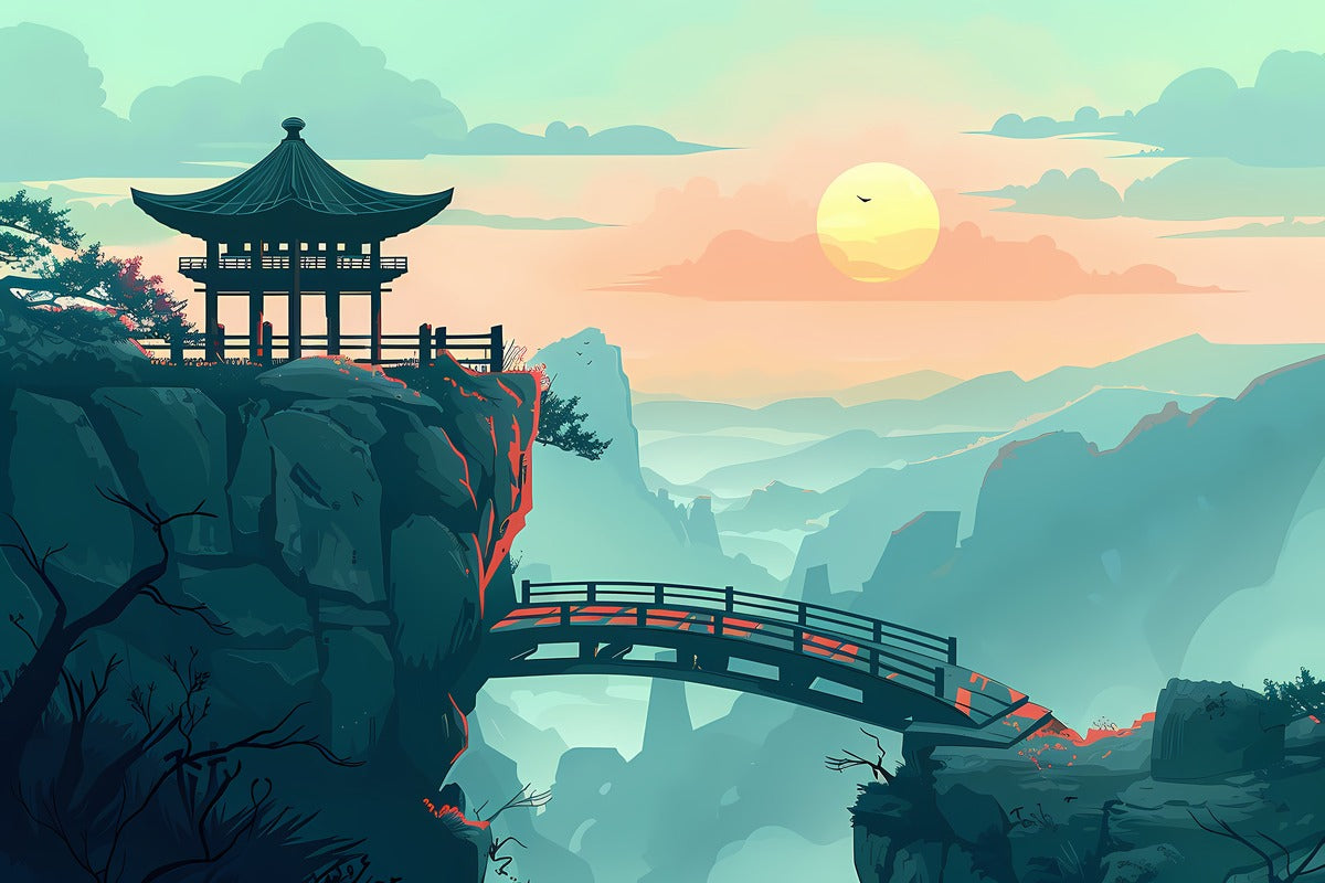 Japanese Wallpaper - Enchanting Landscape