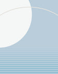 Papier Peint Minimaliste - Géométrique Bleu