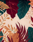 Papier Peint Illustration - Feuillage Tropical Exotique