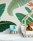 Papier Peint Enfant - Plantes Tropicales Modernes