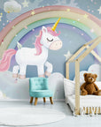 Papier Peint Enfant - Arc-En-Ciel