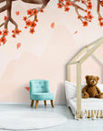Papier Peint Enfant - Cerisiers En Fleurs