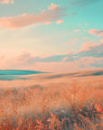 Nature wallpaper – Pastel field horizon
