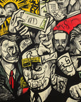 Papier peint art – Illustration sociale