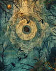 Forest wallpaper – Ancient mystical circle