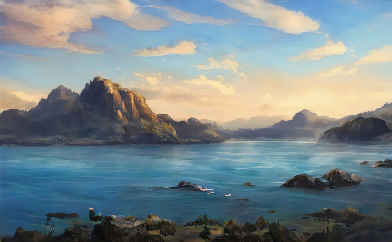 Landscape Wallpaper - Lake at Sunset